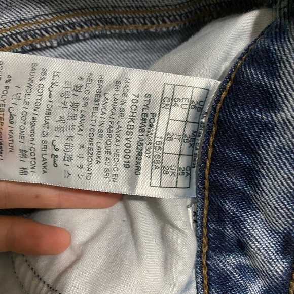 Like-New Button Up High Rise Guess Jeans - Picture 7 of 7